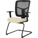 Lorell Adjustable Arms Mesh Guest Chair 86202007