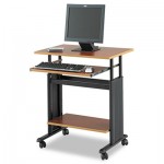 Safco Adjustable Height Workstation, 29-1/2 x 22d x 34h, Cherry/Black SAF1925CY