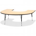 Berries Adult Black Edge Horseshoe Table 6445JCA011