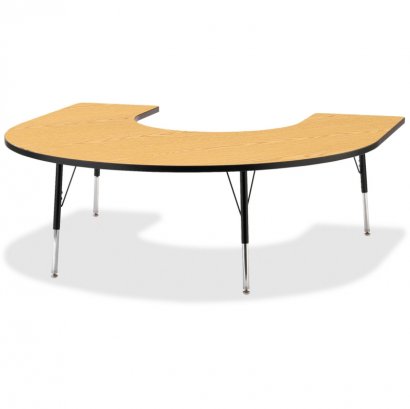 Berries Adult Black Edge Horseshoe Table 6445JCA210