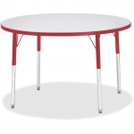 Berries Adult Gray Laminate Round Table 6468JCA008