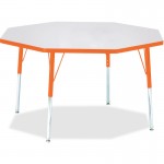 Berries Adult Height Color Edge Octagon Table 6428JCA114