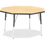 Berries Adult Height Color Edge Octagon Table 6428JCA011
