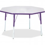 Berries Adult Height Color Edge Octagon Table 6428JCA004