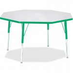 Berries Adult Height Color Edge Octagon Table 6428JCA119