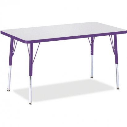 Berries Adult Height Color Edge Rectangle Table 6478JCA004