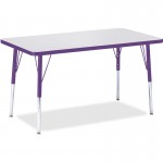 Berries Adult Height Color Edge Rectangle Table 6478JCA004