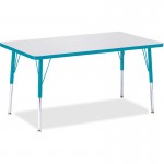 Berries Adult Height Color Edge Rectangle Table 6473JCA005