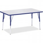 Berries Adult Height Color Edge Rectangle Table 6473JCA003