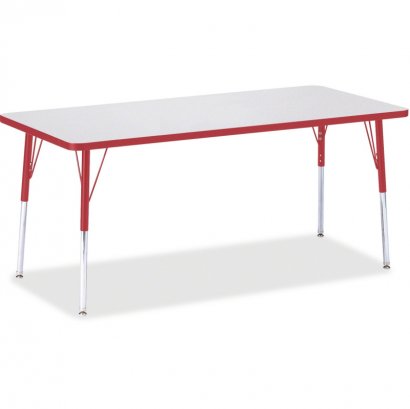 Berries Adult Height Color Edge Rectangle Table 6413JCA008