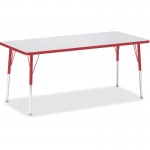Berries Adult Height Color Edge Rectangle Table 6413JCA008