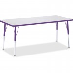 Berries Adult Height Color Edge Rectangle Table 6413JCA004