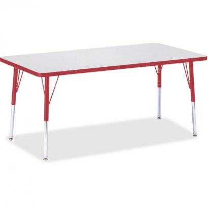 Berries Adult Height Color Edge Rectangle Table 6408JCA008