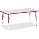 Berries Adult Height Color Edge Rectangle Table 6408JCA008
