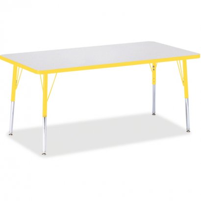 Berries Adult Height Color Edge Rectangle Table 6408JCA007