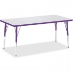 Berries Adult Height Color Edge Rectangle Table 6408JCA004