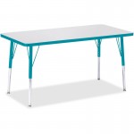 Berries Adult Height Color Edge Rectangle Table 6403JCA005