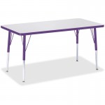 Berries Adult Height Color Edge Rectangle Table 6403JCA004
