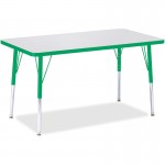 Berries Adult Height Color Edge Rectangle Table 6478JCA119
