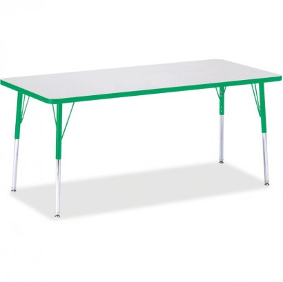 Berries Adult Height Color Edge Rectangle Table 6413JCA119