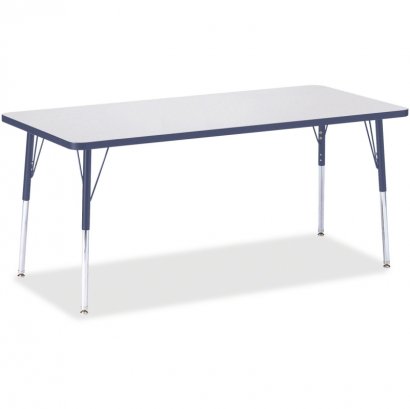 Berries Adult Height Color Edge Rectangle Table 6413JCA112