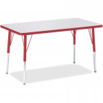 Berries Adult Height Color Edge Rectangle Table 6478JCA008