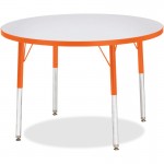 Berries Adult Height Color Edge Round Table 6488JCA114