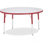 Berries Adult Height Color Edge Round Table 6433JCA008