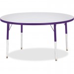 Berries Adult Height Color Edge Round Table 6433JCA004
