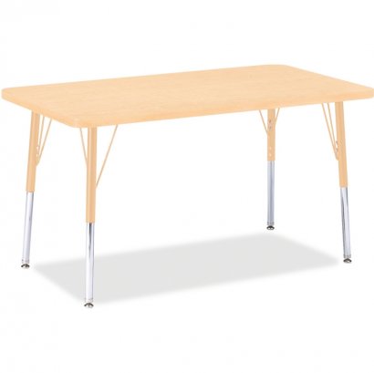 Berries Adult Height Maple Top/Edge Rectangle Table 6478JCA251