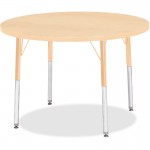 Berries Adult Height Maple Top/Edge Round Table 6488JCA251