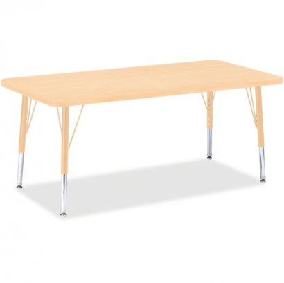 Berries Adult Height Maple Top/Edge Rectangle Table 6403JCA251