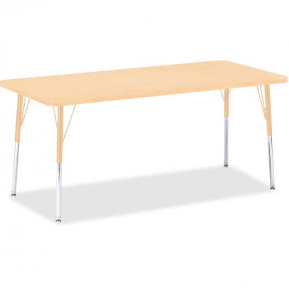 Berries Adult Height Maple Top/Edge Rectangle Table 6413JCA251