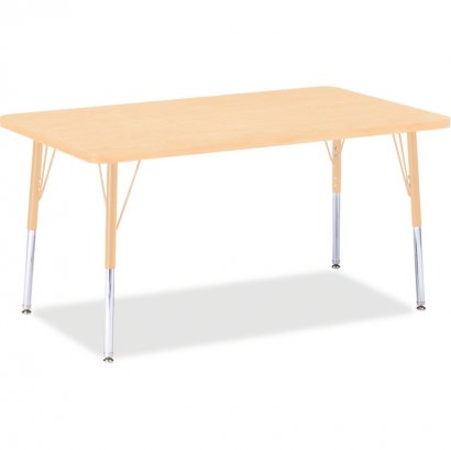 Berries Adult Height Maple Top/Edge Rectangle Table 6473JCA251