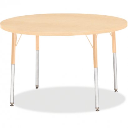 Berries Adult Height Maple Top/Edge Round Table 6468JCA251