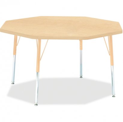 Berries Adult Height Maple Top/Edge Octagon Table 6428JCA251