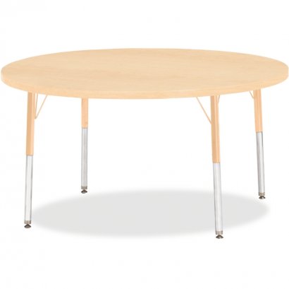 Berries Adult Height Maple Top/Edge Round Table 6433JCA251