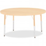 Berries Adult Height Maple Top/Edge Round Table 6433JCA251