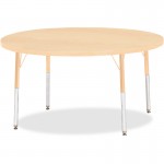 Berries Adult Height Maple Top/Edge Round Table 6433JCA251