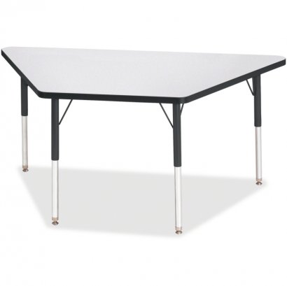 Berries Adult-sz Gray Laminate Trapezoid Table 6443JCA180