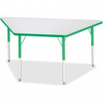 Berries Adult-sz Gray Laminate Trapezoid Table 6443JCA119