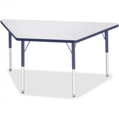 Berries Adult-sz Gray Laminate Trapezoid Table 6443JCA112