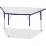 Berries Adult-sz Gray Laminate Trapezoid Table 6438JCA112