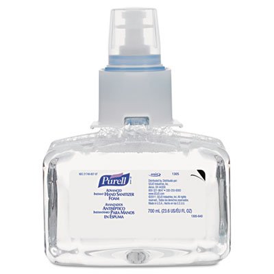 1305-03 Advanced Instant Hand Sanitizer Foam, LTX-7, 700 ml Refill GOJ130503EA