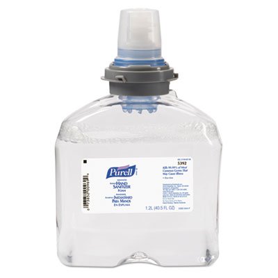 GOJ 5392-02 Advanced TFX Foam Instant Hand Sanitizer Refill, 1200mL, White GOJ539202CT