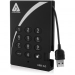 Apricorn Aegis Padlock Hard Drive with Integrated USB 3.0 Cable A25-3PL256-1000