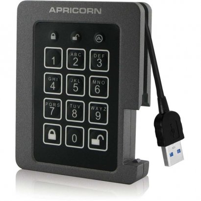Apricorn Aegis Padlock SSD - USB 3.0 Solid State Drive ASSD-3PL256-1TBF