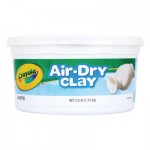Crayola 575050 Air-Dry Clay, White, 2 1/2 lbs CYO575050