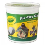Crayola 575055 Air-Dry Clay, White, 5 lbs CYO575055