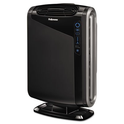 Fellowes Air Purifiers, HEPA and Carbon Filtration, 290 sq ft Room Capacity, BK FEL9286201